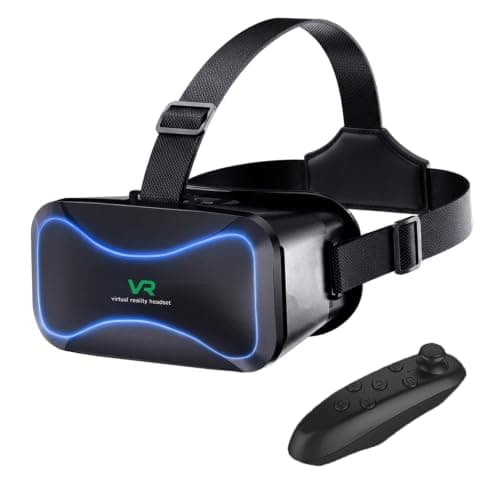 VR Headset for Phone with Controller, Virtual Reality for Kids & Adults