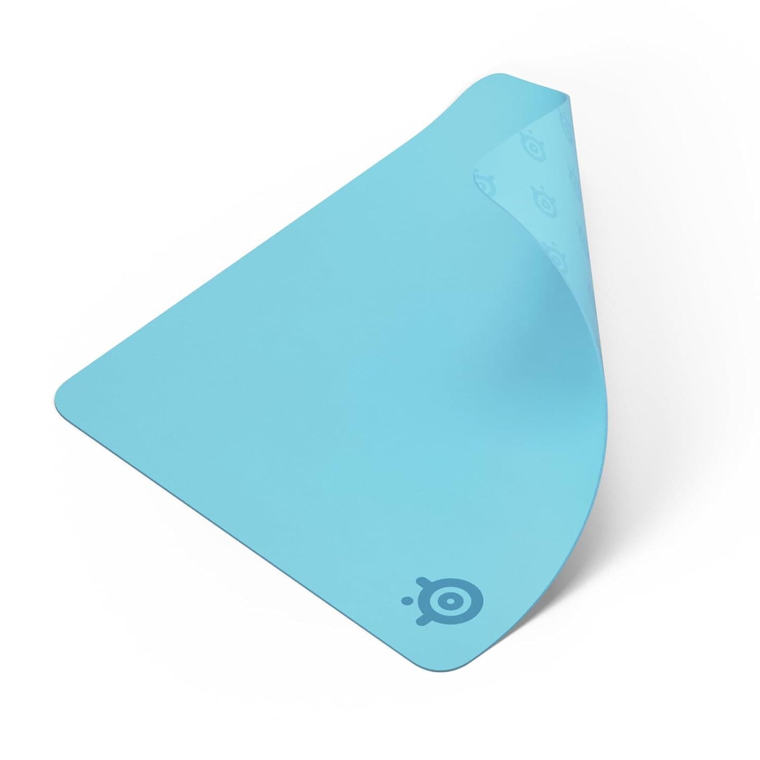 SteelSeries QcK Large Gaming Mousepad - Aqua - Non-Slip Silicone Rubber Base - Peak Tracking and Stability - Optimized for Gaming Sensors - 450 mm x 400 mm - FPS, MOBAs, RTS, MMO