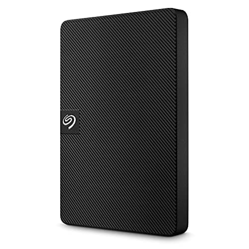 Seagate Expansion Portable, 2TB, External Hard Drive, 2.5 Inch, USB 3.0, for Mac and PC, 2 year Rescue Services (STKM2000400)