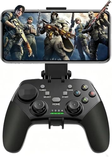 arVin Wireless Game Controller iPhone, Android, PC Bluetooth Mobile Gaming Controller iPhone 14, iPhone 13 pro max, Samsung Galaxy S22, Huawei, Motorola, TCL, OnePlus, Google-Call of Duty, Black