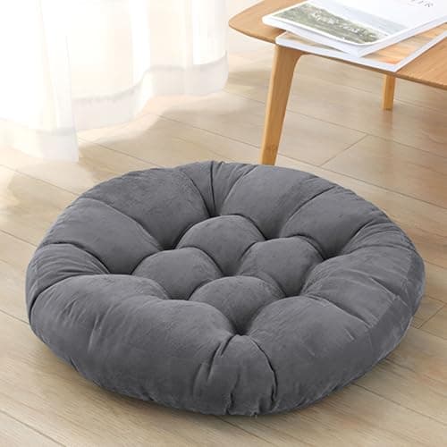 DAWNTREES Round Floor Cushions for Adults,Large Pillows Seating