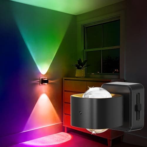 LOHAS-LED Plug in Night Light with Dusk to Dawn RGB & Amber, 11 Colors