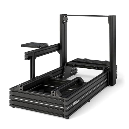 GT Omega PRIME Cockpit - Made of Durable Aluminium, Adjustable Pedal Plate