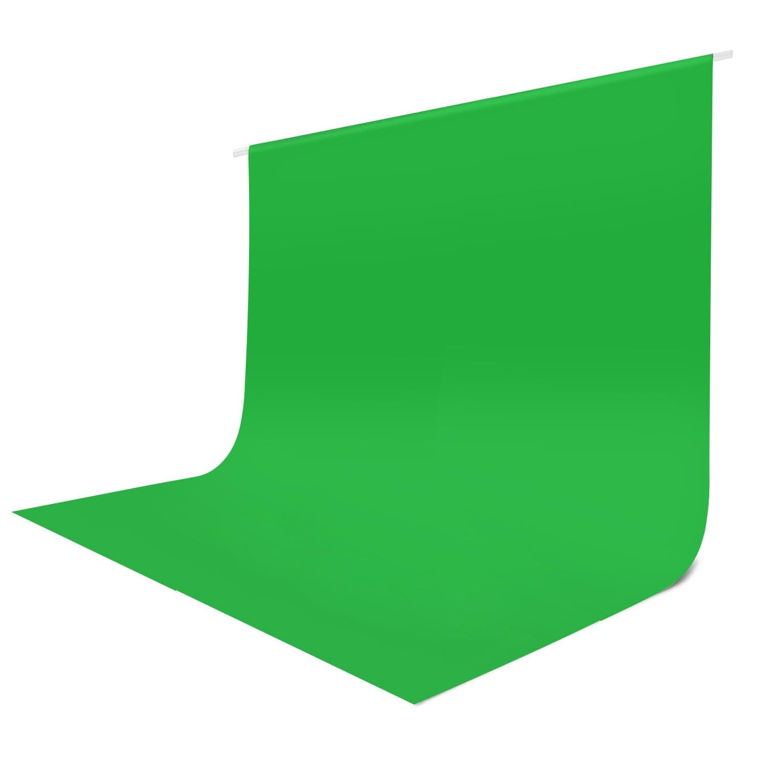 Green Screen 10x10 ft, Chroma Key Background for Streaming Zoom, Photo Backdrop Curtain for Photography, Thick Polyester Fabric Cloth Sheet for Photoshoot Video