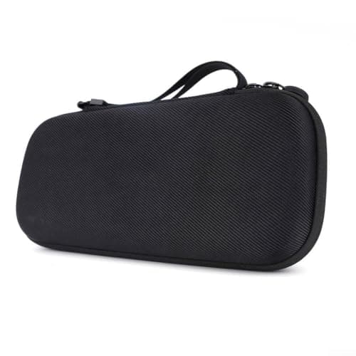 Hard Carrying Case for AYN Odin 2 and Portal, EVA Travel Storage Bag with Handle for Retro Handheld Game Console and Accessories, Black