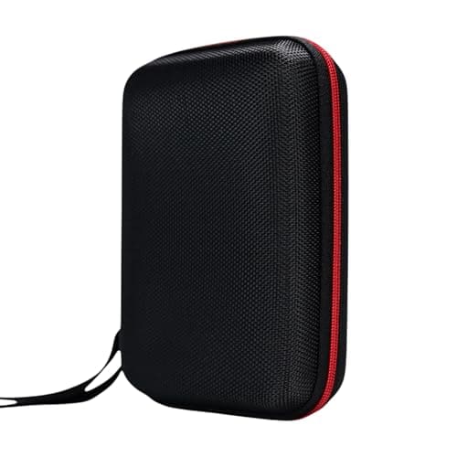 Reliable Devices UK R36S Carry Case, EVA Hard Shell Protective Travel Storage Bag with Mesh Pocket, Wrist Strap & Zip Closure for Gaming Handhelds, Hard Drives & Accessories (1 Pack)