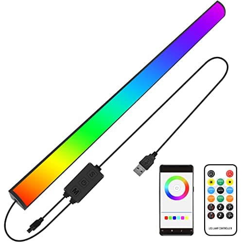 Melofo RGB Under Monitor Light Bar Gaming, 30cm Computer LED Light Bars