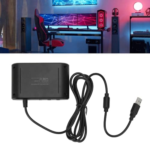 Jectse N64 Controller Adapter, Function, Two Player, Easy Installation, Game Controller Converter for N64 Joysticks, for for PC