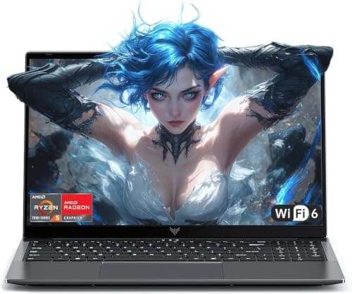 Tivique 2026 15.6 Inch Laptop with AMD Ryzen 7430U Processor up to 4.3GHz