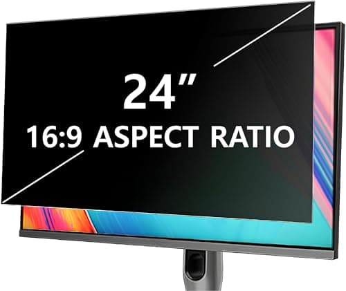 Kelepu 24 Inch Computer Privacy Screen for 16:9 Widescreen Monitor