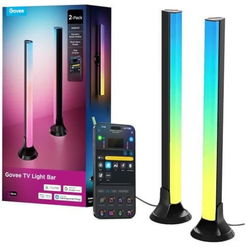 Govee RGBWIC LED Light Bars, WiFi TV Backlight Suitable for 45-70-Inch TVs