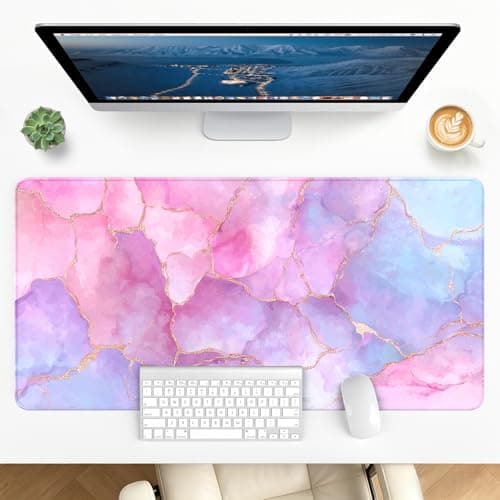 Stanploe Large Gaming Mouse Pad, XL Desk Protector, Non-Slip Base