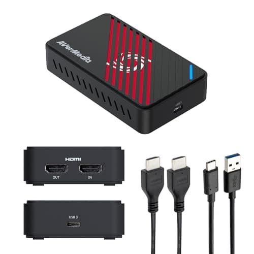 AVerMedia GC553Pro Live Gamer Ultra S 4K HDMI Capture Card for Streaming, PS5/Pro, Xbox, Switch, PC, USB 3.2 for Twitch, OBS, YouTube, Discord, Low Latency Recording, GC553Pro Live