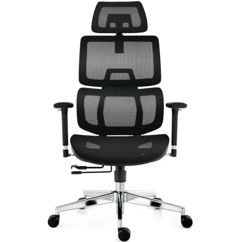 TONFARY Ergonomic Mesh Office Chair with Adjustable Seat Depth, Big & Tall