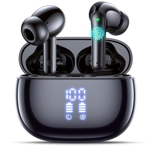 ZIUTY Wireless Earbuds, Bluetooth 5.4 Ear Buds with HiFi Stereo Deep Bass