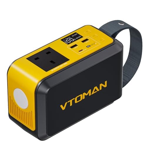 VTOMAN Jump 100 Power Station, 89.6Wh LiFePO4, 100W AC 65W PD Fast Charge