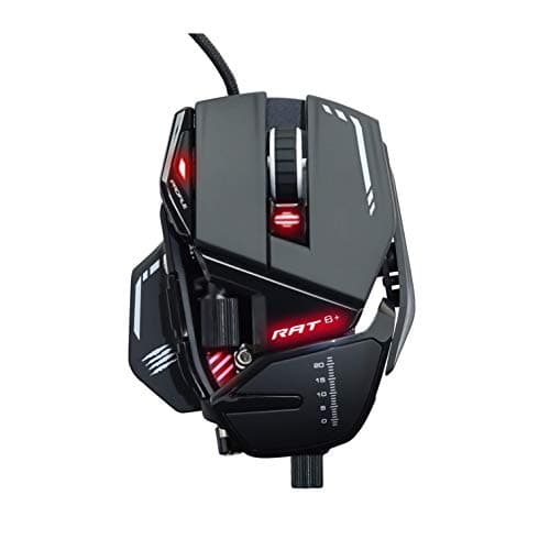 MAD CATZ R.A.T. 8+ Gaming Mouse (USB/Black/16000dpi/11 Buttons) - MR05DCINBL000-0