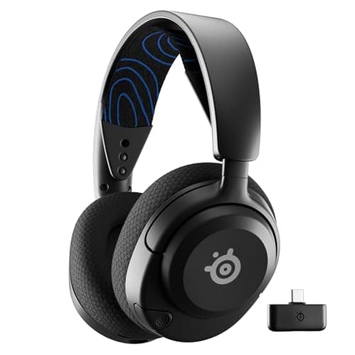 SteelSeries Arctis Nova 5P Wireless - PS5 Gaming Headset - 100+ Audio Presets via App - Neodymium Magnetic Drivers - 60H Battery - 2.4GHz/BT - ClearCast Gen2.X Mic - Supports PS4, PC, Mobile