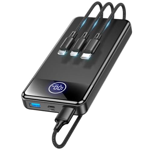 Power Bank Fast Charging 26800mAh，Portable Charger Battery Pack, Black