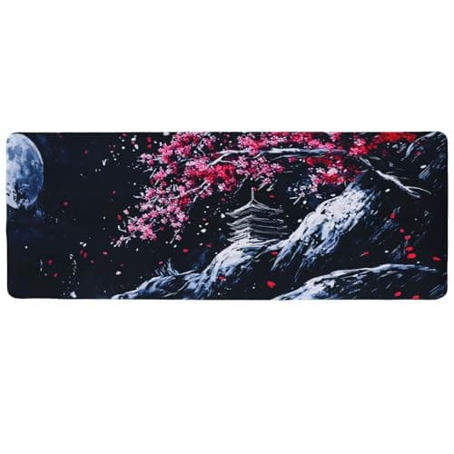 Zirax Gaming Mouse Pad XXL, 900×400mm Large Mouse Mat with Non-Slip Rubber Base, Extended Mousepad, Waterproof Surface Desk Pad, Smooth Tracking for Work, Office & Gaming