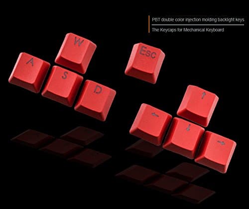 Mechanical Keyboard PBT KEYCAPS SET WASD ESC Arrow w/ PULLER - RED