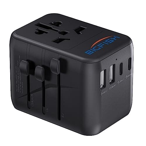 Bigfish Universal Travel Adapter, Travel Plug Adapter Worldwide