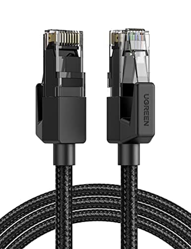 UGREEN Cat 6 Ethernet Cable 5M, Braided 5Gbps PoE RJ45 LAN | Braided Pure Copper with PoE Support. Ideal for Gaming, Streaming, Smart Home. Fits Router, Modem, TV, PC, PS5