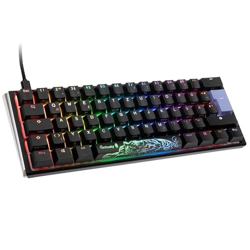 Ducky One 3 Classic Mini clavier USB Allemand Noir, Blanc
