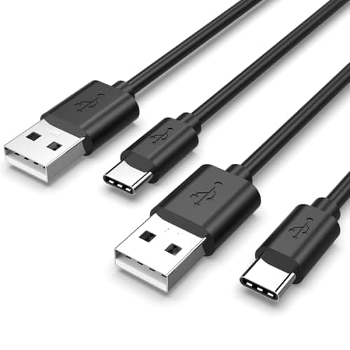Superer 2Pack 3,0M Fit for Sony PS5 Controller Charger USB-C Charging Cable