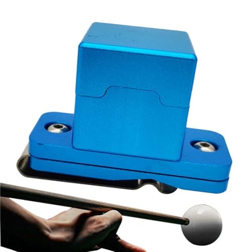 Billiard Chalk Holder Magnetic Compact Portable Carrying Case Quick Access