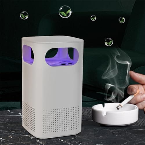 Portable Purple Light Air Purifier, Mini USB Desktop Purifier for Office, Bedroom, Home, Car - Small Lightweight Silent
