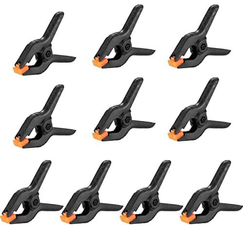 10 Pcs Spring Clamps, 3 inch Heavy Duty Nylon Spring Clips