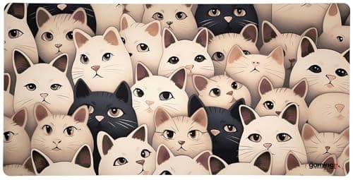 The Gaming Mat Company Single Player MTG Playmat & Gaming Mouse Pad - 72cm x 36cm Cats Gaming Mousepad Compatible with Magic The Gathering Playmats MTG Cards YuGiOh Gaming Mat Large Mouse Pad