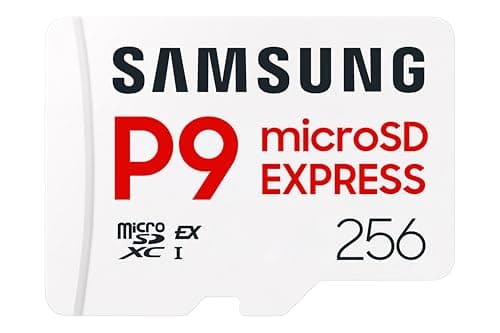 Samsung P9 Express microSD 256 GB, High-Speed Gaming Memory Card for Nintendo Switch 2, 800 MB/s Read, For 4K UHD Video, Consoles and Cameras, MB-MK256T/WW