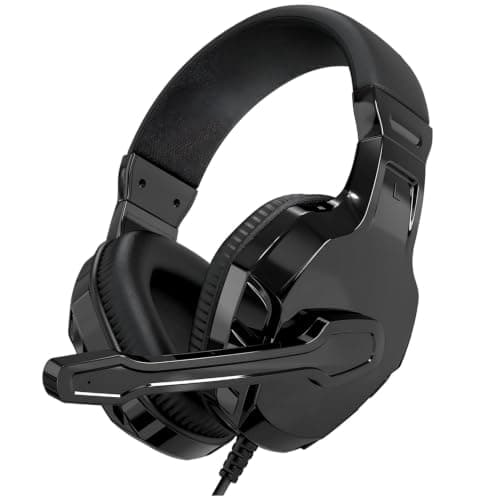 Betron Wired Gaming Headset with Microphone | Headphones for PS5, PS4, Xbox, Nintendo Switch, PC