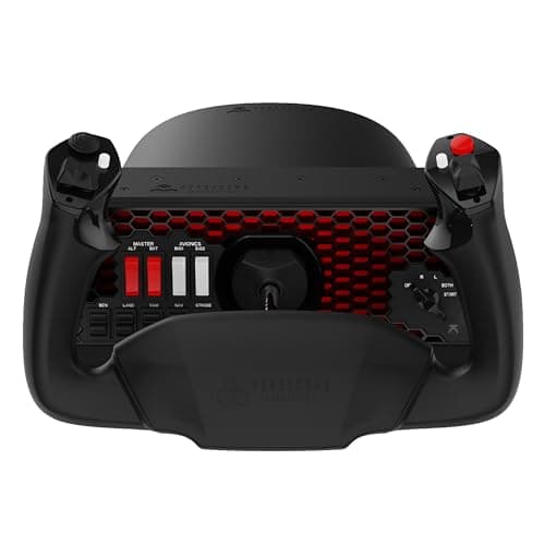 Honeycomb Alpha Flight Controls XPC | Aviation-Quality Yoke & Switch Panel for Flight Simulators | Compatible with Xbox One, Series S&X and PC