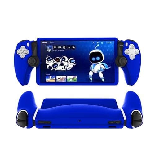 XBERSTAR Protective Case for PS5 Portal, Silicone Game Console Cover Sleeve, Non-Slip Anti-Scratch, Precise Fit, Blue