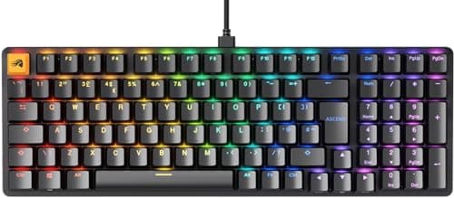 GLORIOUS GMMK 2 Full Size 96% Custom Mechanical Keyboard (Black) | Premium Aluminum Frame, Hotswappable 5 Pin Sockets, Prelubed Fox Linear Switches, Doubleshot Caps, UK English Form