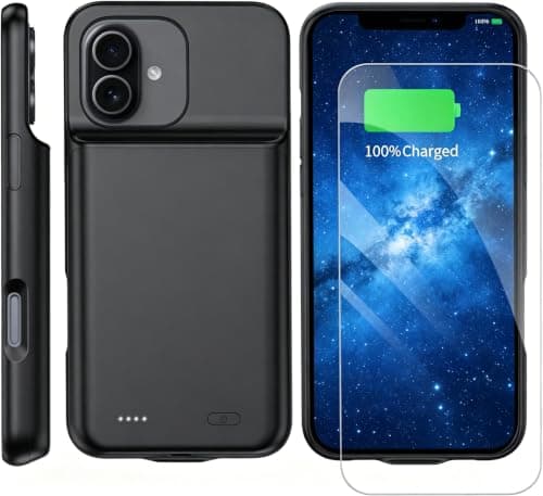 MIGAFEI Battery Case for iPhone 17, Enhanced 7000mAh Ultra Thin Portable Protective Power Smart Charging Case