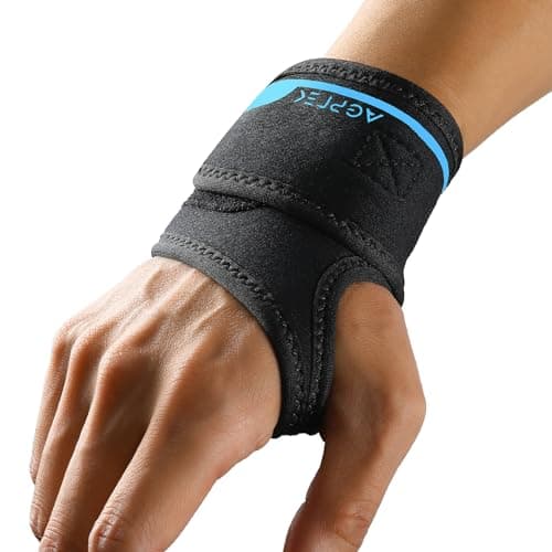 AGPTEK Breathable Wrist Supports for Tendon & Mild Carpal Tunnel, Right
