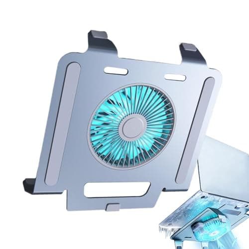 Laptop Cooling Pad 3-Speed Blue Light Foldable Desk Rack | Laptop Fan for Home Office Work Game Notebook Computer Monitor Display