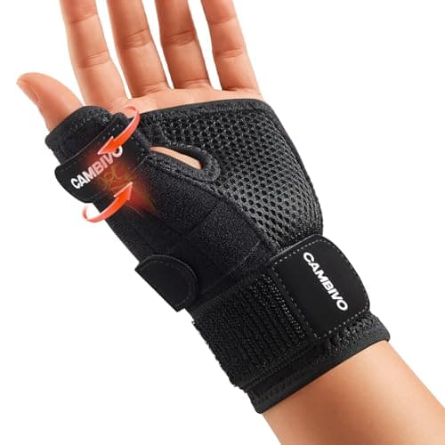 CAMBIVO Wrist Supports with Thumb Splint