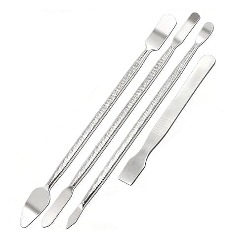 4-Piece Metal Pry Tool Set, Ultra-Thin Opening Tools for Electronics Repair - Compatible with Laptop, iPad, Phone, MacBook, Tablet, Device Screen/Case Prying Kit