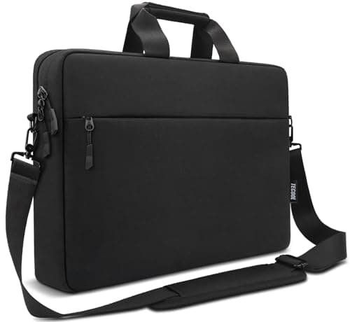 TECOOL Laptop Bag 15 15.6 16 Inch, Waterproof Messenger Bag Case Sleeve