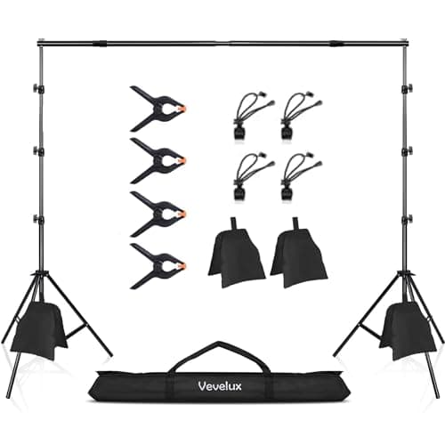 2.6X3M/8.5X10FT Photo Backdrop Stand Adjustable Background Support System