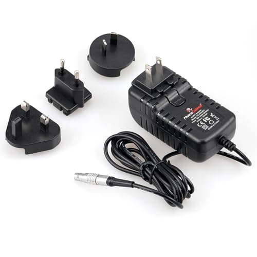 Alvin's Cables 2 Pin Male to Universal AC With UK EU AU US Plugs Adapter Converter Power Cable for Z Cam E2 Flagship Teradek Cube Hollyland Cosmo 600