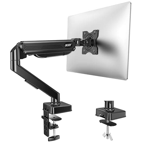 Acer Single Monitor Arm Desk Mount for 17-34 Inch Screen, Gas Spring Arm