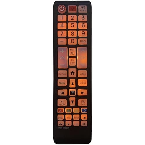 BN59-01315A Universal Backlit Remote Control for Samsung TV Remote Replacement All Samsung LCD LED HDTV 3D QLED OLED 4K 8K Smart TV Models