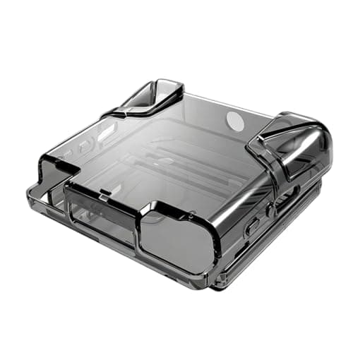 Grip Focused Case for RG34XX Handheld Console, Transparent black