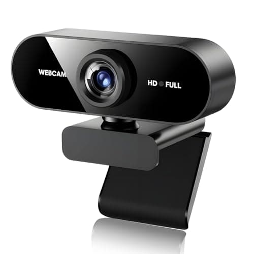 kcrnw USB Webcam for PC/Laptop 1080P 30fps HD Web Camera 125° Wide Angle